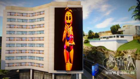 Toy Chica Billboard pour GTA San Andreas