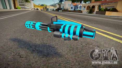 Blue Tron Legacy - Minigun pour GTA San Andreas