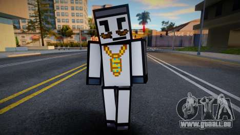 Reginald - Stickmin Skin from Minecraft pour GTA San Andreas