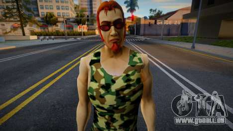 Postal Dude en camouflage T-shirt 1 pour GTA San Andreas