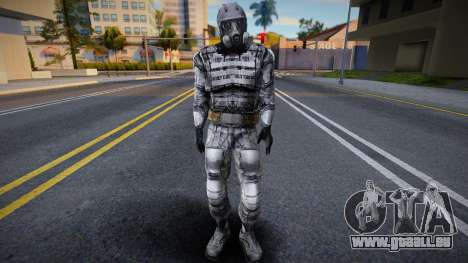 Membre du groupe X7 dans un exosquelette sans se pour GTA San Andreas