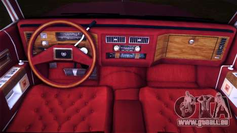 Cadillac Fleetwood Brougham 1985 Limousine pour GTA Vice City
