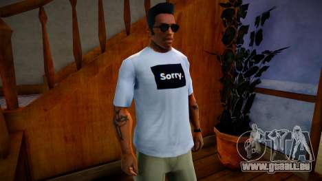T-shirt Sorry. pour GTA San Andreas