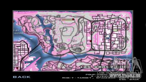 Pink map für GTA San Andreas