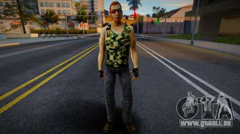 Postal Dude in Tarnkleidung T-Shirt 1 für GTA San Andreas