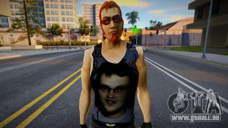 Postal Dude en T-shirt avec Kuplinov pour GTA San Andreas