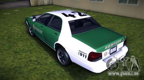 GTA V Vapid Stanier II Sheriff Cruiser für GTA Vice City