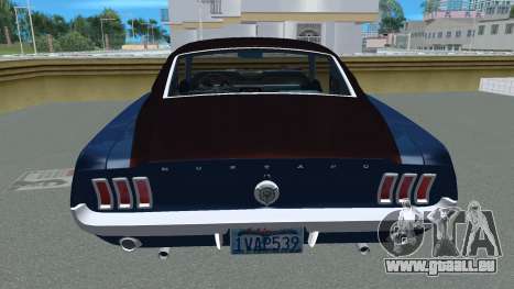 Ford Mustang 1967 pour GTA Vice City