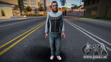 Niko Bellic Biker für GTA San Andreas