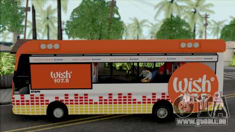 MAN 107.5 Wish Radio Bus für GTA San Andreas