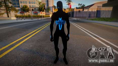 Spiderman Web Of Shadows - Black Blue Suit für GTA San Andreas