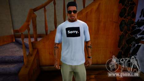 T-shirt Sorry. pour GTA San Andreas