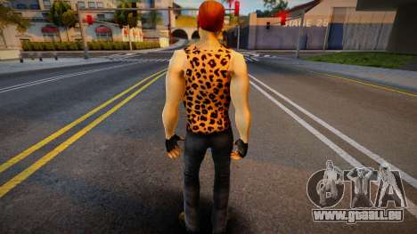 Postal Dude im Leoparden-T-Shirt für GTA San Andreas