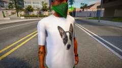 Sharo The Dog T-Shirt für GTA San Andreas