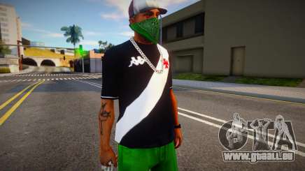 Vasco Black T-shirt für GTA San Andreas