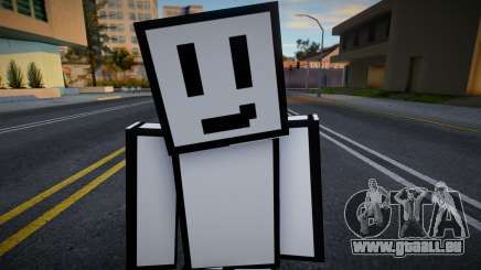 Henry - Stickmin Skin from Minecraft pour GTA San Andreas
