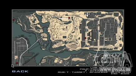 Nouvelles textures de carte et de radar pour GTA San Andreas