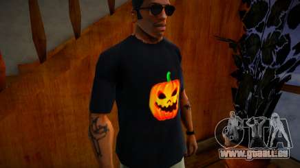 Halloween Pumpkin Shirt für GTA San Andreas