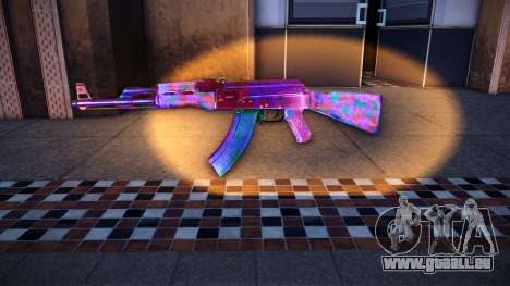 AK-47 Skin Rusty Rainbow für GTA Vice City