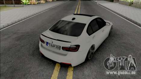 BMW 320d F30 M Sport pour GTA San Andreas