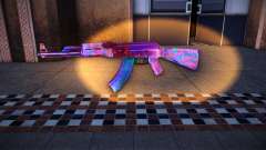 AK-47 Skin Rusty Rainbow pour GTA Vice City