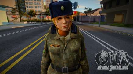 Mädchen in Winteruniform für GTA San Andreas