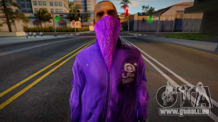 Ballas guy with cornrows HD pour GTA San Andreas