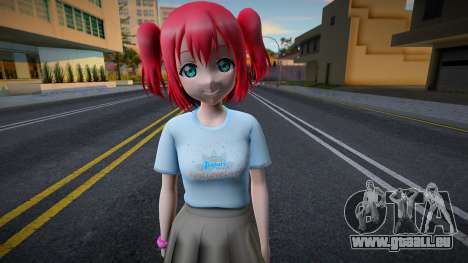 Love Live - Tshirt 83 für GTA San Andreas