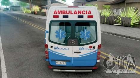 Mercedes-Benz Sprinter Ambulancia EsSalud pour GTA San Andreas