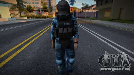 Policier anti-émeute casqué pour GTA San Andreas