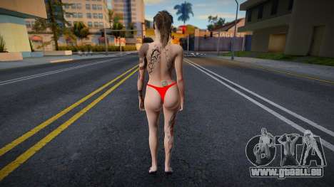 Claire Redfield Stripper pour GTA San Andreas