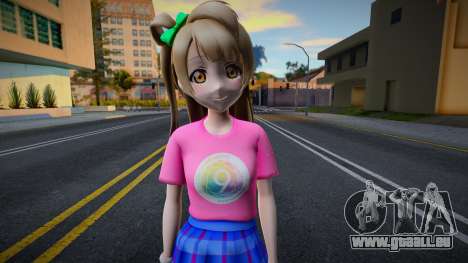 Love Live - Tshirt 148 pour GTA San Andreas