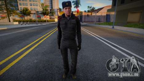 Polizeikadett in Winteruniform für GTA San Andreas