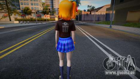 Love Live - Tshirt 53 für GTA San Andreas