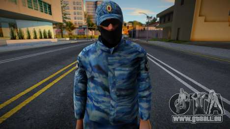 Policier anti-émeute en casquette pour GTA San Andreas