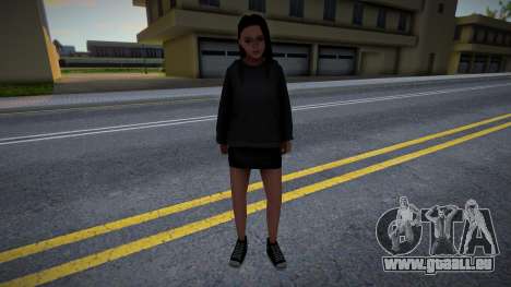 Jolie fille en jupe pour GTA San Andreas