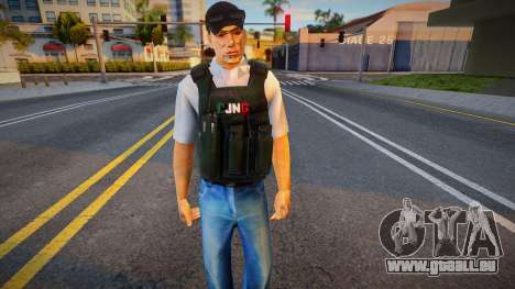 Un homme en gilet pare-balles pour GTA San Andreas