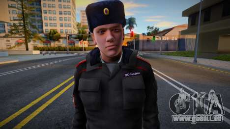 Polizeikadett in Winteruniform für GTA San Andreas