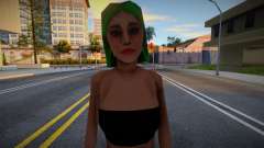 Fille aux cheveux brillants pour GTA San Andreas