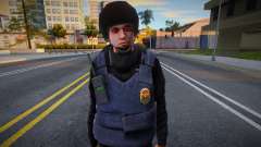 Uniformierter Polizist und behelmter Polizist für GTA San Andreas