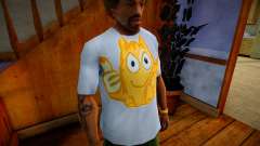 T-Shirt mit Katze Peach für GTA San Andreas