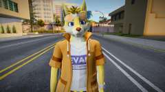Cute Yellow Furry für GTA San Andreas