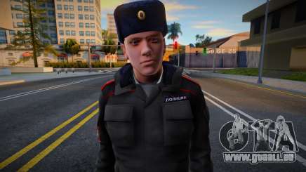 Cadet de police en uniforme d’hiver pour GTA San Andreas