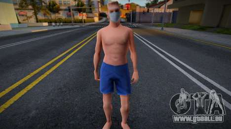 Wmybe dans un masque de protection pour GTA San Andreas