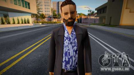 Claude à la barbe pour GTA San Andreas