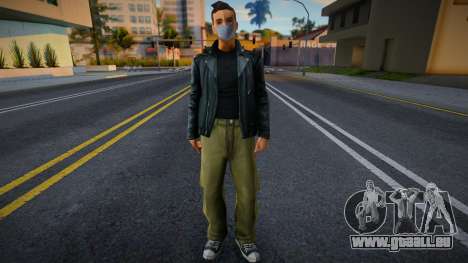 Claude in einer Schutzmaske für GTA San Andreas