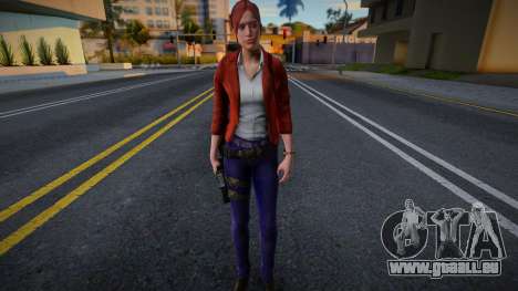 RER2 Claire Redfield Default (Prisoner) für GTA San Andreas