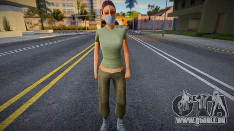 Helena in einer Schutzmaske für GTA San Andreas