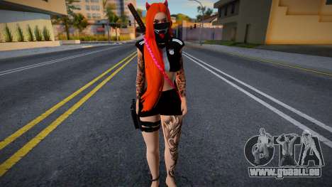Female Skin with Horn pour GTA San Andreas