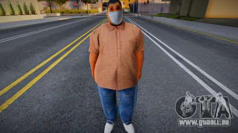 Big Bear dans un masque de protection pour GTA San Andreas